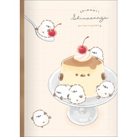 #クラックス ノート チンマリシマエナガミルキークリアノート 方眼 プリン 138151