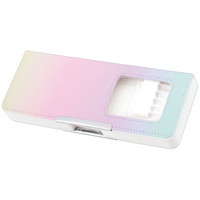 #クラックス 収納用品 タフティコンパクト両面開きペンケース  パステルレインホ 138183