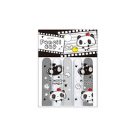 #クラックス 筆記関連小物 平成メモリー鉛筆キャップ  モノトーンパンダ 138402