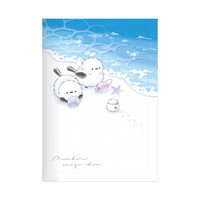 #クラックス ノート のんびりえながちゃんクリア方眼ノート  ウミベ 138564