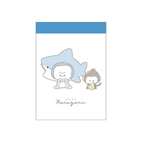 #クラックス メモ帳 ララゴリミニメモ  サメ 138626