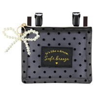 #クラックス 身辺雑貨 ポシェットポケット  ブラックドット 138719