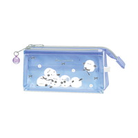 #クラックス 収納用品 サンカクコンビペンケースース  ホワモコ 138725