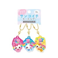 #クラックス 身辺雑貨 クリアサンコイチキーホルダー  マジカルミューチャン 138836