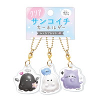 #クラックス 身辺雑貨 オバケーヌクリアサンコイチキーホルダー  クリア 138911