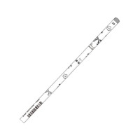 #クラックス 鉛筆 メタリックライク鉛筆 2B メタルモチーフ 139178