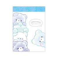 #クラックス メモ帳 たろちゃんずミニメモ  クマタロブルー 139291