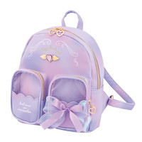 #クラックス 身辺雑貨 ジュニア合皮ミニリュック  パープル･ニコポケ 139506