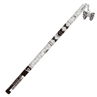 #クラックス 鉛筆 ギャルリボンチャーム付鉛筆 2B グレー 140124