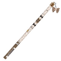 #クラックス 鉛筆 ギャルリボンチャーム付鉛筆 2B モカ 140125