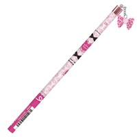 #クラックス 鉛筆 ギャルリボンチャーム付鉛筆 2B ピンク 140126