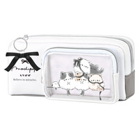 #クラックス 収納用品 モチポポペンケース  ネコポポ 140296
