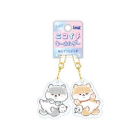 #クラックス クリアニコイチキーホルダー  ダラリンコ＿シマエナガ 141043