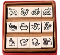 #サンビー ぷちすたんぷ　ミニスタンプセット YMS-10