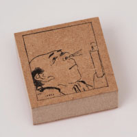 #サンビー 印章用品 ラバースタンプコレクション A HOKUSAI･百面相バラ TS-RSC001ATO