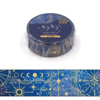 #ワールドクラフト マスキングテープ キラキラマスキングテープ Astrology 幅15mm×長さ5m Astrology KRMT15-085