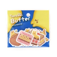 #ワールドクラフト フレークシール Ｔｏｒｏｌｌｉ　Ｂｕｔｔｅｒ　ｓｔｉｃｋｅｒｓ　 30枚入 Butter Rabbit TBFS-003