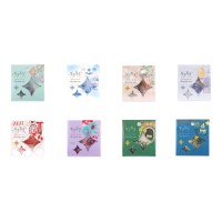 #ワールドクラフト シール キラキラクリアフレークシール 8種入 セット KFS-SET5