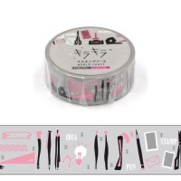#ワールドクラフト クラフト用品 キラキラマスキングテープ 5m巻 Stationery KRMT15-105