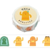 #ワールドクラフト マスキングテープ ほほえみマスキングテープ 5m巻 はにわ HMT-011