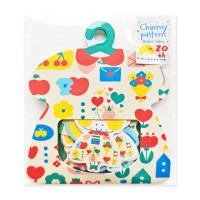 #ワールドクラフト(国内販売のみ） シール mizutama charmy patternフレークシール 10design×各3枚 うきうきちゃん MZ-CFS-004