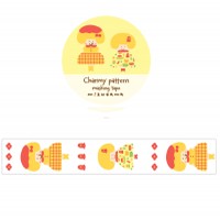 #版権(国内販売のみ） マスキングテープ mizutama Charmy patternマスキングテープ ★ オムライスちゃん MZ-MT-005