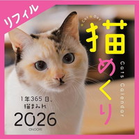 #中央経済社 日めくりカレンダー 猫めくりリフィル26   CK-C26-02
