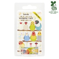 #bande シール 復刻版 マスキングロールステッカー･復刻版 文鳥とインコ BDA827