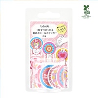 #bande シール 書けるロールステッカー  花輪 BDA847