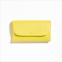 #いろは出版 ペンケース SUNNY FLAT PEN POUCH  yellow LSPL-01