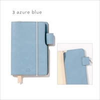 #いろは出版 手帳 SUNNY LIGHT NOTEBOOK free monthly A6 azure blue LSLN-M-03