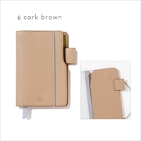 #いろは出版 手帳 SUNNY LIGHT NOTEBOOK free monthly A6 cork brown LSLN-M-06