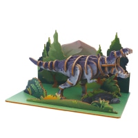 #Hmmm!?＆Greeful 組立キット WoodModelKit3DBuild  T-Rex KO634666