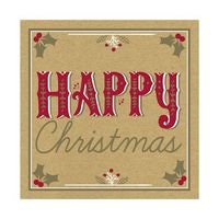 #クオバディス・ジャパン カード クリスマスカードハッピークリスマス  クラフト cfX-30990-Bb