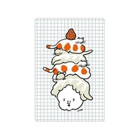 #大阪フロンティア カード CREATORSCIRCUS･クリアポストカード  ネコケーキ CP0122