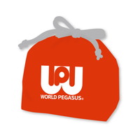 #大阪フロンティア 身辺雑貨 ワールドペガサス･巾着ポーチ  レッド WP7802