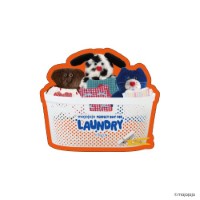 #日本出版販売(国内販売のみ） シール mojojojo･ダイカットステッカー  LAUNDRYBASKET IP906194