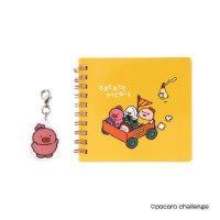 #日本出版販売(国内販売のみ） ノート チャーム付ミニノート  ぽころチャレンジ IP909195