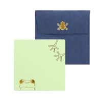 #山櫻 メッセージカード cashico正方形カード・封筒  蛙 351632