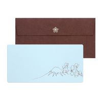 #山櫻 メッセージカード cashico長方形カード・封筒  富士山と桜 351635