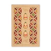 #永善（旧クルーシャル） 和雑貨 御朱印帳 B6変形 三猿 25150RSA