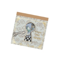 #木野瀬印刷(国内販売のみ) Shinzi Katoh ブロックメモ  アリス OPEN THE DOOR BM-01035