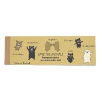 #木野瀬印刷 Shinzi Katoh 一筆メモ  熊の絶滅危惧種と仲間 IM-01023