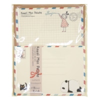 #木ノ瀬印刷 レター レターセット  bonjour LS-01092