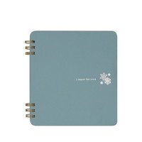 #komamono ノート futairo･リングノート スクエア ブルー×ライトグレー KO630721