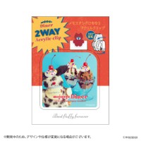 #日本出版販売(国内販売のみ） 事務小物 mojojojo Diner 2WAY アクリルクリップ  アイスクリームサンデー IP634095