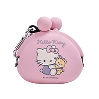 #ピージーデザイン(国内販売のみ） シリコンポーチ POCHIBI HELLO KITTY  ふんわりﾋﾟﾝｸ 785034