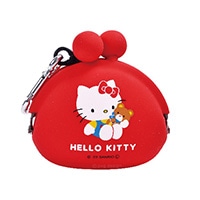 #ピージーデザイン(国内販売のみ） シリコンポーチ POCHIBI HELLO KITTY  ﾚｯﾄﾞ 785058