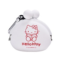 #ピージーデザイン(国内販売のみ） シリコンポーチ POCHIBI HELLO KITTY  ﾋﾟｭｱﾎﾜｲﾄ 785065