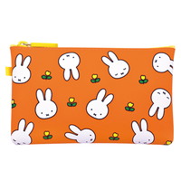 #PGデザイン(国内販売のみ） 身辺雑貨 NUU･ミッフィー ジッパーポーチ フラワーレッド 786840